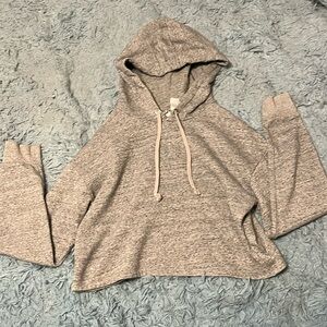 cropped hoodie